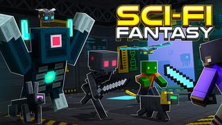 Thumbnail of the Minecraft Bedrock Marketplace product Sci-Fi Fantasy created by Duh.