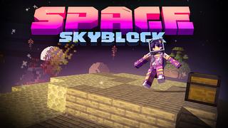 Thumbnail of the Minecraft Bedrock Marketplace product Space Skyblock created by Duh.