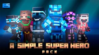 Thumbnail of the Minecraft Bedrock Marketplace product A Simple Super Hero Pack created by Eco Studios.