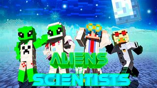 Thumbnail of the Minecraft Bedrock Marketplace product Aliens Vs Scientists created by Eco Studios.