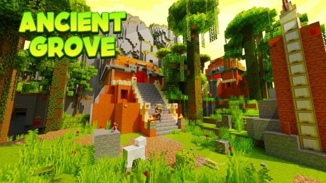 Thumbnail of the Minecraft Bedrock Marketplace product Ancient Grove created by Eco Studios.