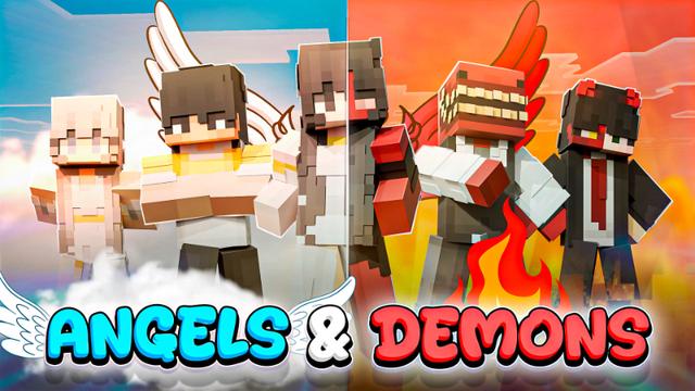 Thumbnail of the Minecraft Bedrock Marketplace product Angels and Demons 2 created by Eco Studios.