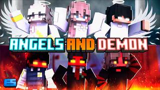 Thumbnail of the Minecraft Bedrock Marketplace product Angels and Demons created by Eco Studios.