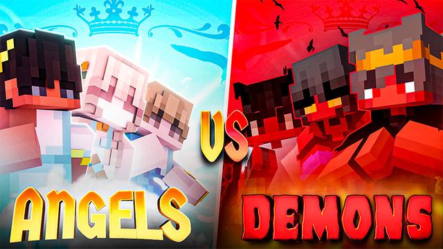 Thumbnail of the Minecraft Bedrock Marketplace product Angels Vs Demons created by Eco Studios.