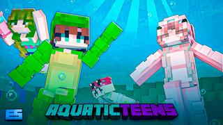 Thumbnail of the Minecraft Bedrock Marketplace product Aquatic Teens created by Eco Studios.