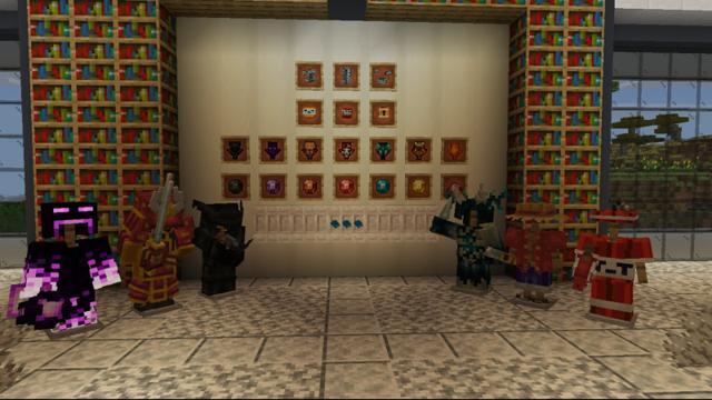 Screenshot of the Minecraft Bedrock Marketplace product Armors+ created by Eco Studios.