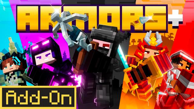 Thumbnail of the Minecraft Bedrock Marketplace product Armors+ created by Eco Studios.