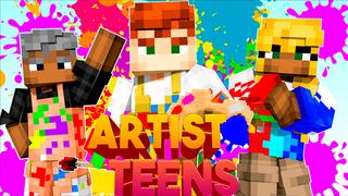 Thumbnail of the Minecraft Bedrock Marketplace product Artists Teens created by Eco Studios.