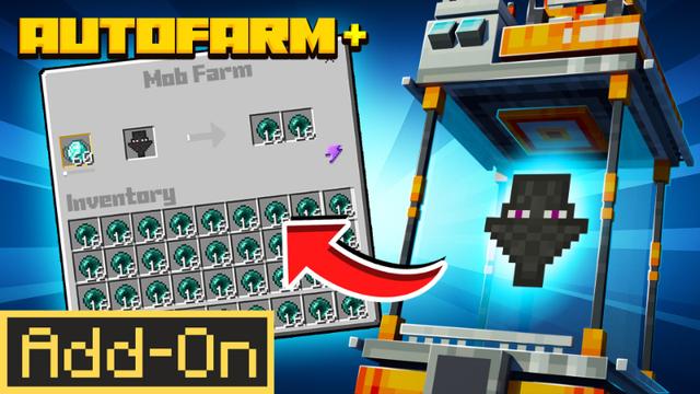 Thumbnail of the Minecraft Bedrock Marketplace product AutoFarm+ created by Eco Studios.