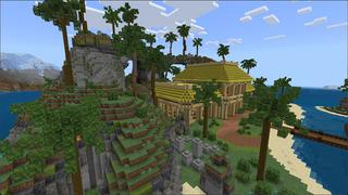 Screenshot of the Minecraft Bedrock Marketplace product Beach House created by Eco Studios.
