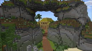 Screenshot of the Minecraft Bedrock Marketplace product Beach House created by Eco Studios.