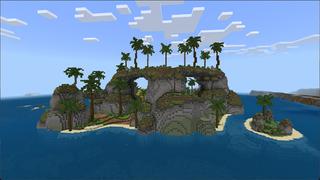 Screenshot of the Minecraft Bedrock Marketplace product Beach House created by Eco Studios.