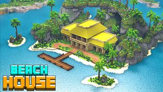 Thumbnail of the Minecraft Bedrock Marketplace product Beach House created by Eco Studios.