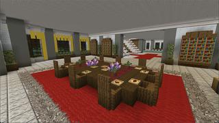 Screenshot of the Minecraft Bedrock Marketplace product Beach Millionaire Mansion created by Eco Studios.