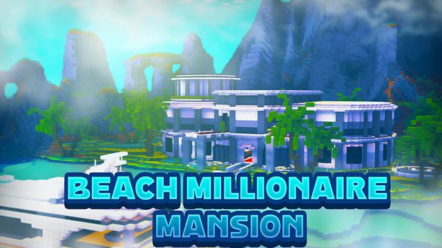 Thumbnail of the Minecraft Bedrock Marketplace product Mansão milionária na praia created by Eco Studios.