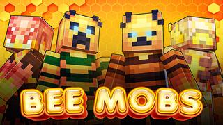 Thumbnail of the Minecraft Bedrock Marketplace product Bee Mobs created by Eco Studios.