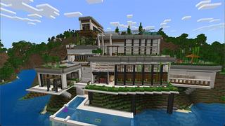 Screenshot of the Minecraft Bedrock Marketplace product Billionaire Mansion created by Eco Studios.