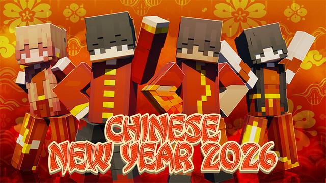 Thumbnail of the Minecraft Bedrock Marketplace product Chinese New Year 2026 created by Eco Studios.