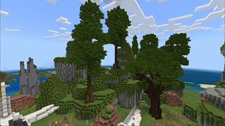 Screenshot of the Minecraft Bedrock Marketplace product Crashed Plane Wreckage created by Eco Studios.