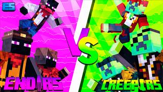 Thumbnail of the Minecraft Bedrock Marketplace product Creepers Vs Enders created by Eco Studios.