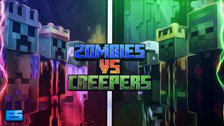 Thumbnail of the Minecraft Bedrock Marketplace product Creepers Vs Zombies created by Eco Studios.