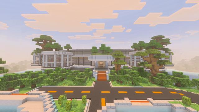 Screenshot of the Minecraft Bedrock Marketplace product Cybernetic Island created by Eco Studios.