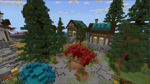 Screenshot of the Minecraft Bedrock Marketplace product Dark Survival created by Eco Studios.