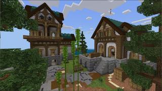 Screenshot of the Minecraft Bedrock Marketplace product Dark Survival created by Eco Studios.