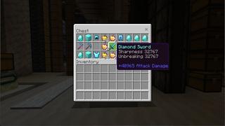 Screenshot of the Minecraft Bedrock Marketplace product Diamond Hacker Mansion created by Eco Studios.