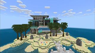 Screenshot of the Minecraft Bedrock Marketplace product Diamond Hacker Mansion created by Eco Studios.