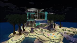 Screenshot of the Minecraft Bedrock Marketplace product Diamond Hacker Mansion created by Eco Studios.