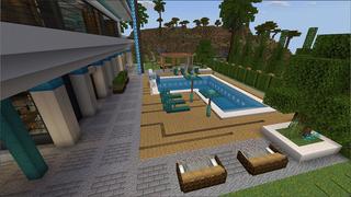 Screenshot of the Minecraft Bedrock Marketplace product Diamond Mansion created by Eco Studios.