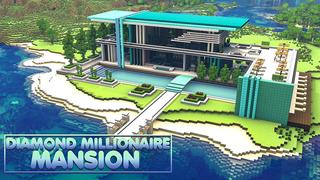 Thumbnail of the Minecraft Bedrock Marketplace product Diamond Millionaire Mansion created by Eco Studios.