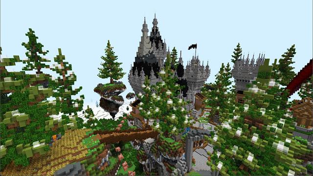 Screenshot of the Minecraft Bedrock Marketplace product Dragon Island created by Eco Studios.