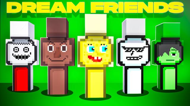 Thumbnail of the Minecraft Bedrock Marketplace product Dream Friends 2 created by Eco Studios.