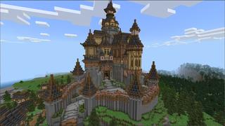 Screenshot of the Minecraft Bedrock Marketplace product Fantasy Castle created by Eco Studios.