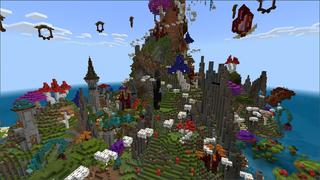 Screenshot of the Minecraft Bedrock Marketplace product Fantasy Island created by Eco Studios.