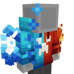 Thumbnail of the Minecraft Bedrock Marketplace product Fire And Ice outfit created by Eco Studios.
