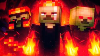 Thumbnail of the Minecraft Bedrock Marketplace product Fire Zombies created by Eco Studios.