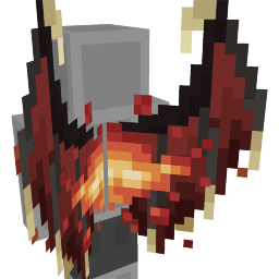 Thumbnail of the Minecraft Bedrock Marketplace product Flaming Dragon Wings created by Eco Studios.