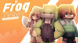 Thumbnail of the Minecraft Bedrock Marketplace product Frog Teens created by Eco Studios.