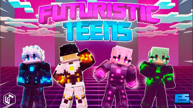 Thumbnail of the Minecraft Bedrock Marketplace product Futuristic Teens created by Eco Studios.