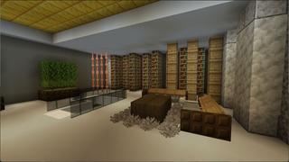 Screenshot of the Minecraft Bedrock Marketplace product Golden Mansion created by Eco Studios.