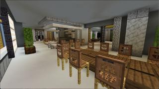 Screenshot of the Minecraft Bedrock Marketplace product Golden Mansion created by Eco Studios.