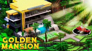 Thumbnail of the Minecraft Bedrock Marketplace product Golden Mansion created by Eco Studios.