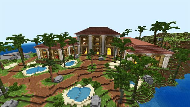 Screenshot of the Minecraft Bedrock Marketplace product Hacker Base Infinity created by Eco Studios.