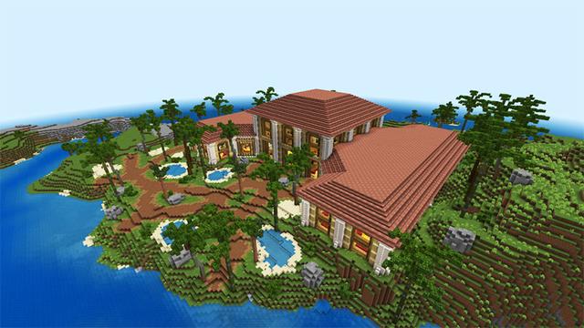 Screenshot of the Minecraft Bedrock Marketplace product Hacker Base Infinity created by Eco Studios.