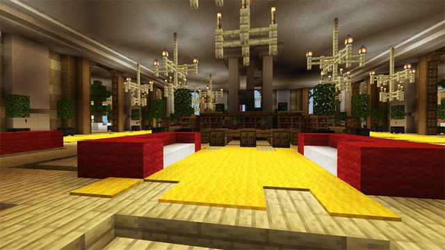 Screenshot of the Minecraft Bedrock Marketplace product Hacker Base Infinity created by Eco Studios.