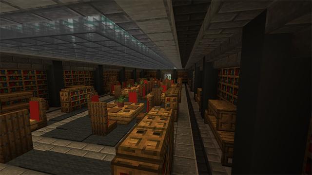 Screenshot of the Minecraft Bedrock Marketplace product Hacker Base Infinity created by Eco Studios.