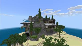 Screenshot of the Minecraft Bedrock Marketplace product Hacker Mansion created by Eco Studios.